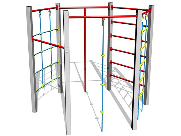 Set căţărare SS8601KS - argintiu