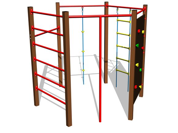 Set căţărare 602KW - maro