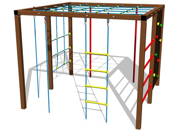 Set căţărare SS8902KW - maro