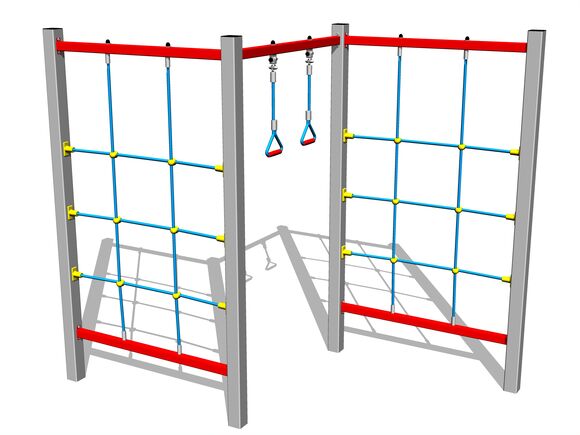 Set căţărare - argintiu