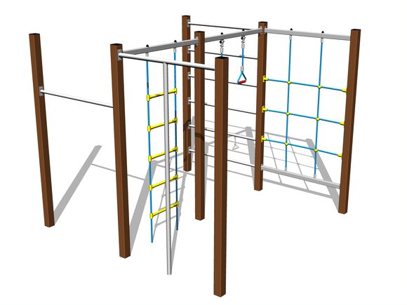 Set căţărare - maro