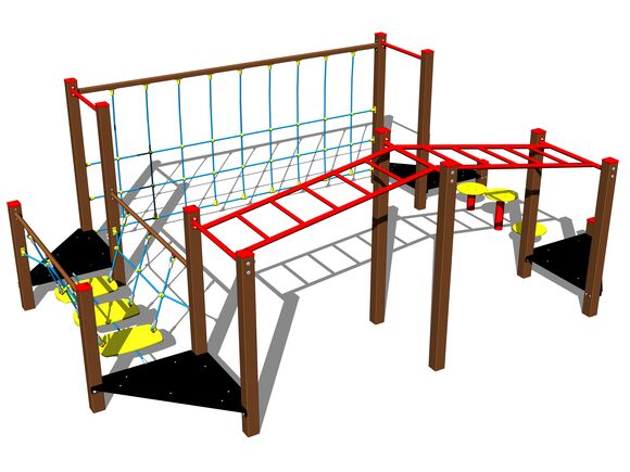 Traseul îndemânării SD107KW - maro