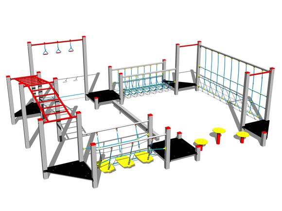 Traseul îndemânării SD108KS - argintiu