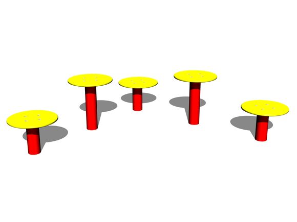 Traseul îndemânării SD112KR - roșu