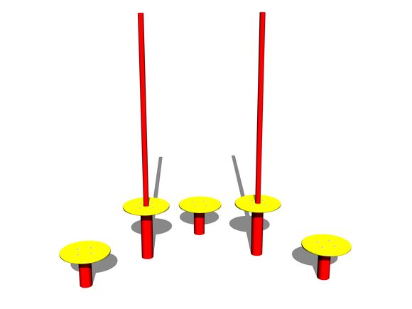 Traseul îndemânării SD113KR - roșu