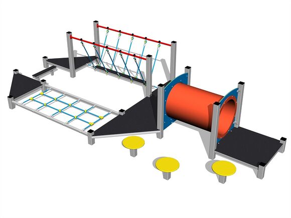 Traseul îndemânării - argintiu