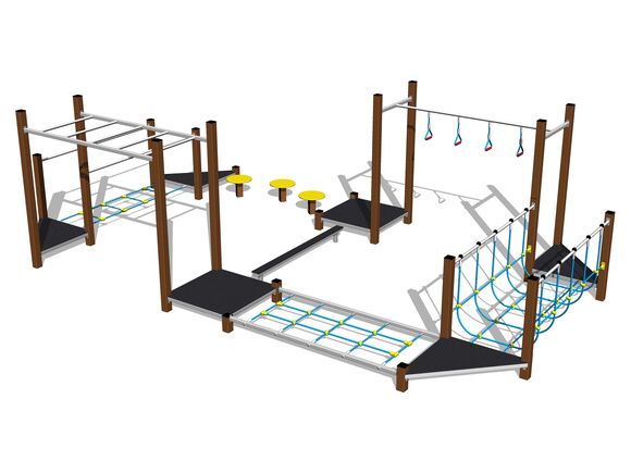 Traseul îndemânării - maro