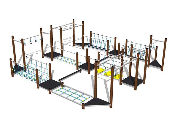 Traseul îndemânării - maro