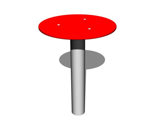 Masă pentru groapa cu nisip ST001KR - roșu