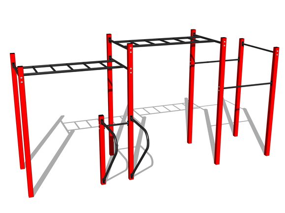 Set de antrenament stradal WS8015RD - roșu