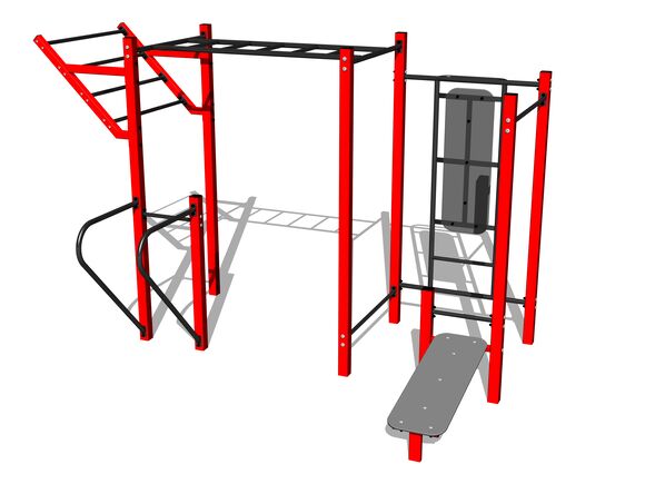 Set de antrenament stradal WS8016RD - roșu