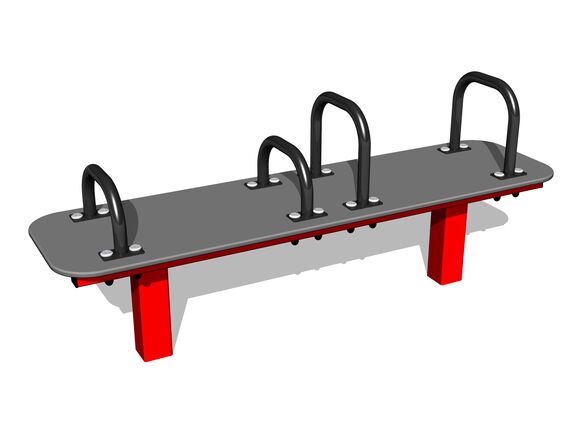 Echipament de antrenament stradal WP8005RD - roșu