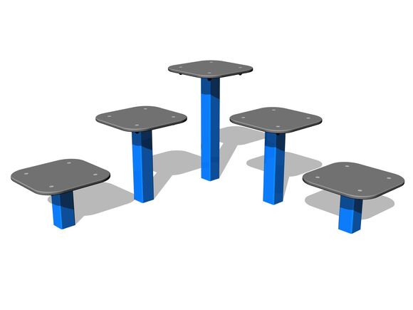 Echipament de antrenament stradal WP8007BD - albastru