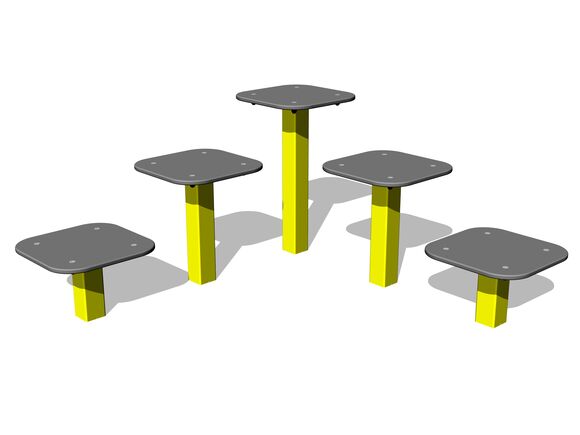 Echipament de antrenament stradal WP8007YD - galben