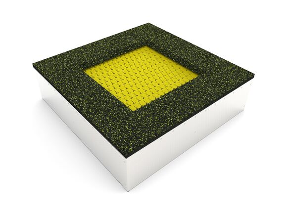 Trambulină TR-C140-YZ - galben