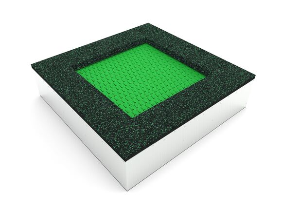 Trambulină TR-C160-GZ - verde