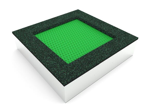 Trambulină TR-C180-GZ - verde