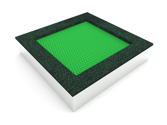 Trambulină TR-C210-GZ - verde