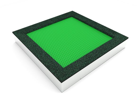 Trambulină TR-C240-GZ - verde