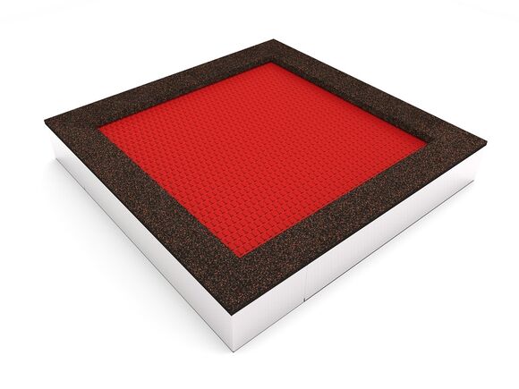 Trambulină TR-C260-RZ - roșu