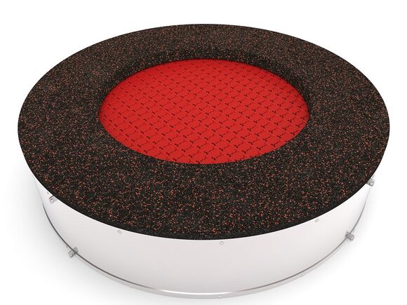 Trambulină TR-K170-RZ - roșu