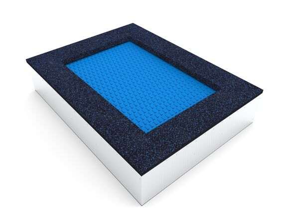 Trambulină TR-O210-BZ - albastru