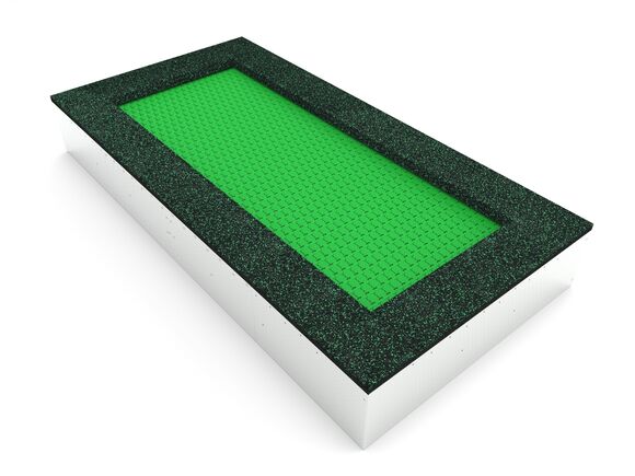 Trambulină TR-O320-GZ - verde