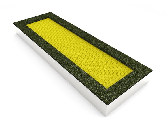 Trambulină TR-O470-YZ - galben