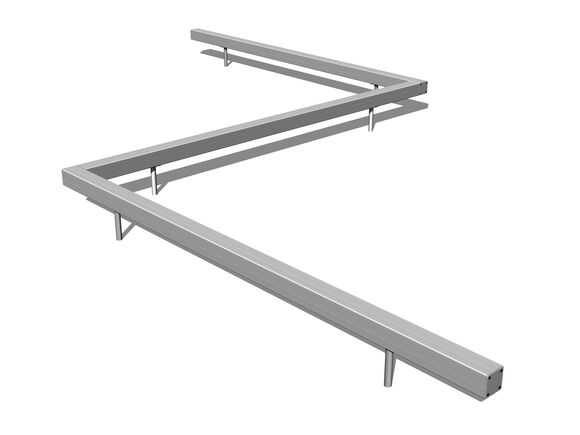 Bârnă triplă pentru echilibru KL301K - metal (înălțime de cădere 1 m)