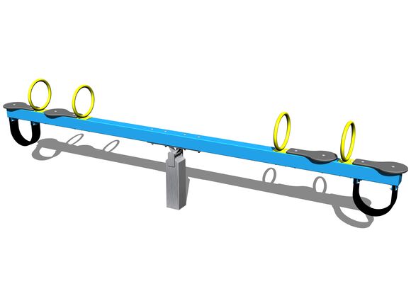 Cumpănă cu patru scaune VH401KB - albastru