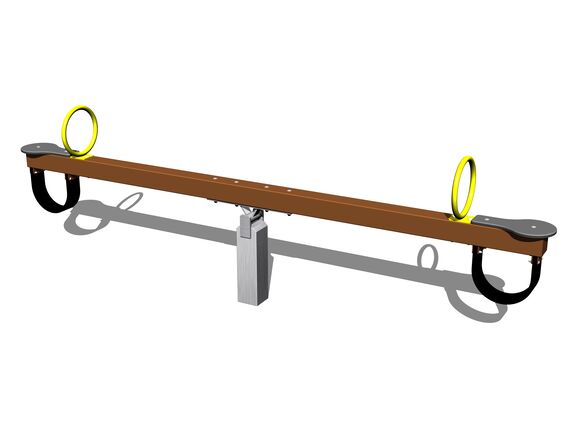 Cumpănă cu două scaune VH201KW - maro