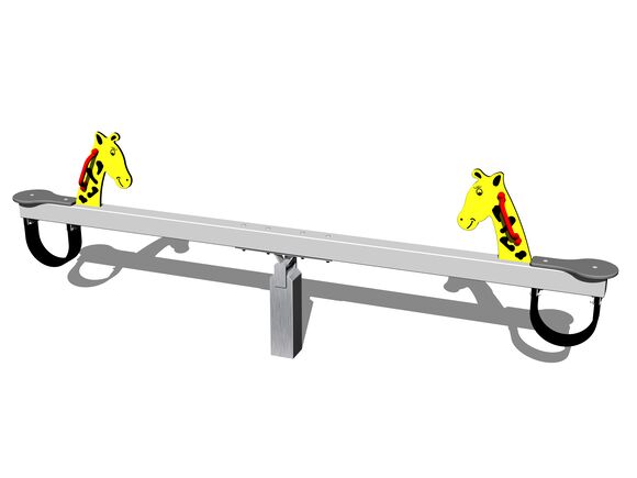 Cumpănă cu două scaune VH205KS - argintiu