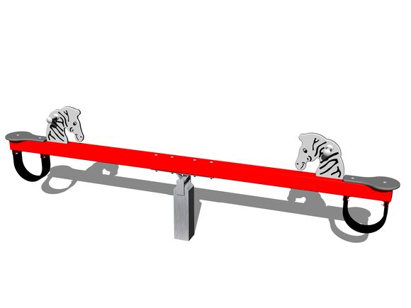 Cumpănă cu două scaune VH210KR - roșu