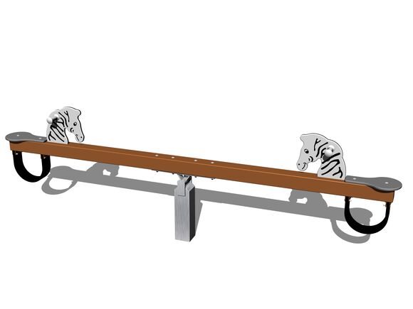 Cumpănă cu două scaune VH210KW - maro