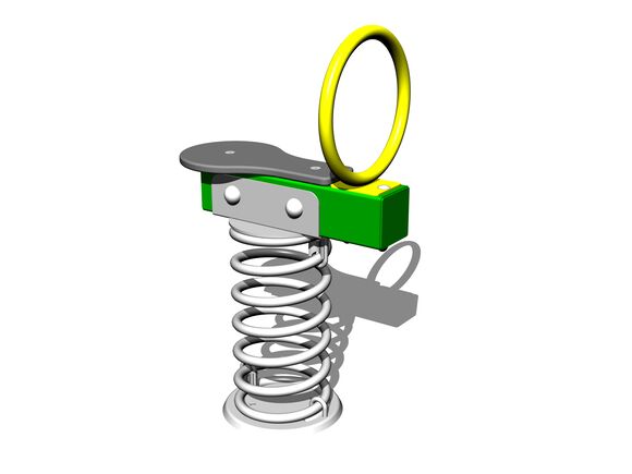 Cumpănă cu un sigur loc pe arc VH101KG - verde