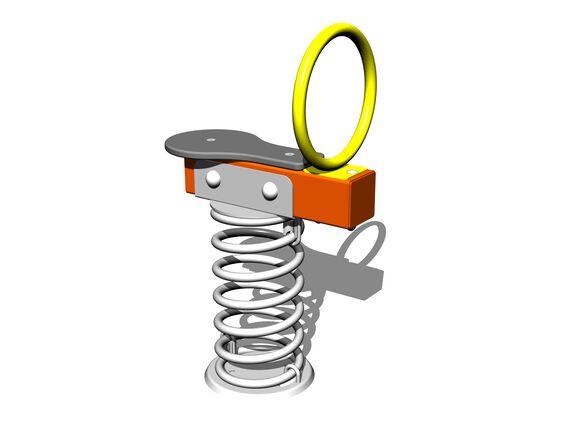 Cumpănă cu un sigur loc pe arc VH101KO - portocaliu