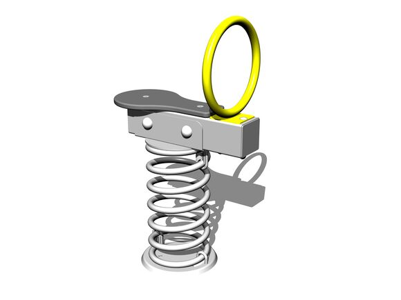 Cumpănă cu un sigur loc pe arc VH101KS - argintiu