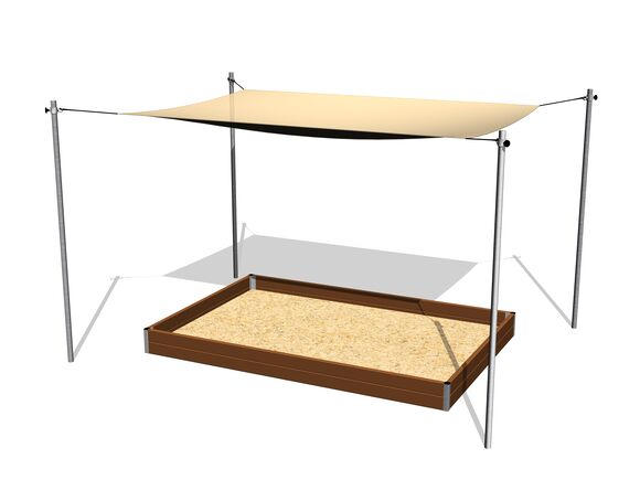 Umbrar pentru groapa cu nisip 3x2 m (ajustabil) ZP322