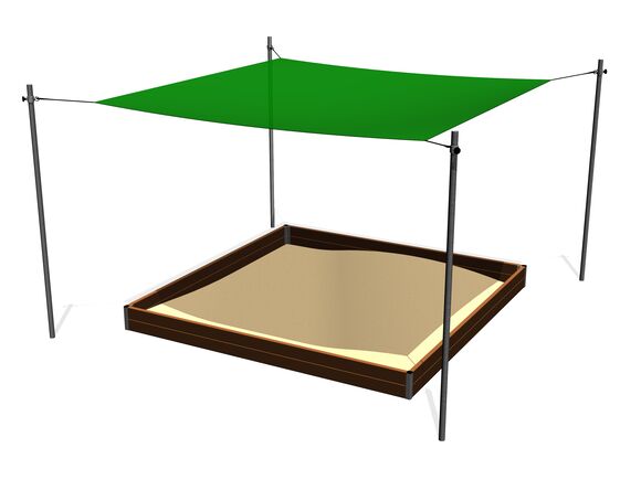 Umbrar pentru groapa cu nisip 3x3 m (ajustabil) ZP331