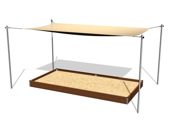 Umbrar pentru groapa cu nisip 4x2 m (ajustabil) ZP422