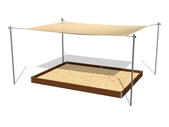 Umbrar pentru groapa cu nisip 4x3 m (ajustabil) ZP432