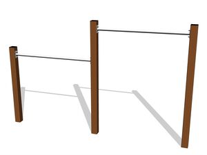 Stand de fitness dublu - metal (înălțime de cădere 1,5 m)