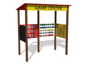 Căsuța educațională - maro