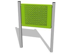 Panel educațional - argintiu