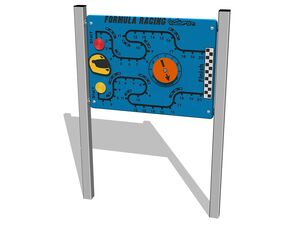 Panel educațional - argintiu