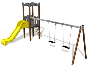 Set de jocuri Castel UNH1030KW - maro