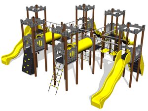 Set de jocuri Castel UNH8001KW - maro