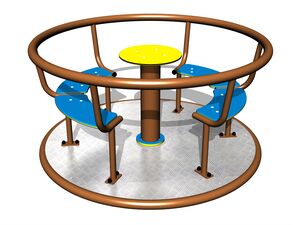 Carusel cu scaune (medie 1,4 m) - metal