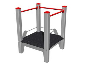 Platformă pentru tiroliană NP001K - metal
