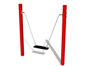 Leagăn cu lanț - metal (înălțime liberă 1,0 m)